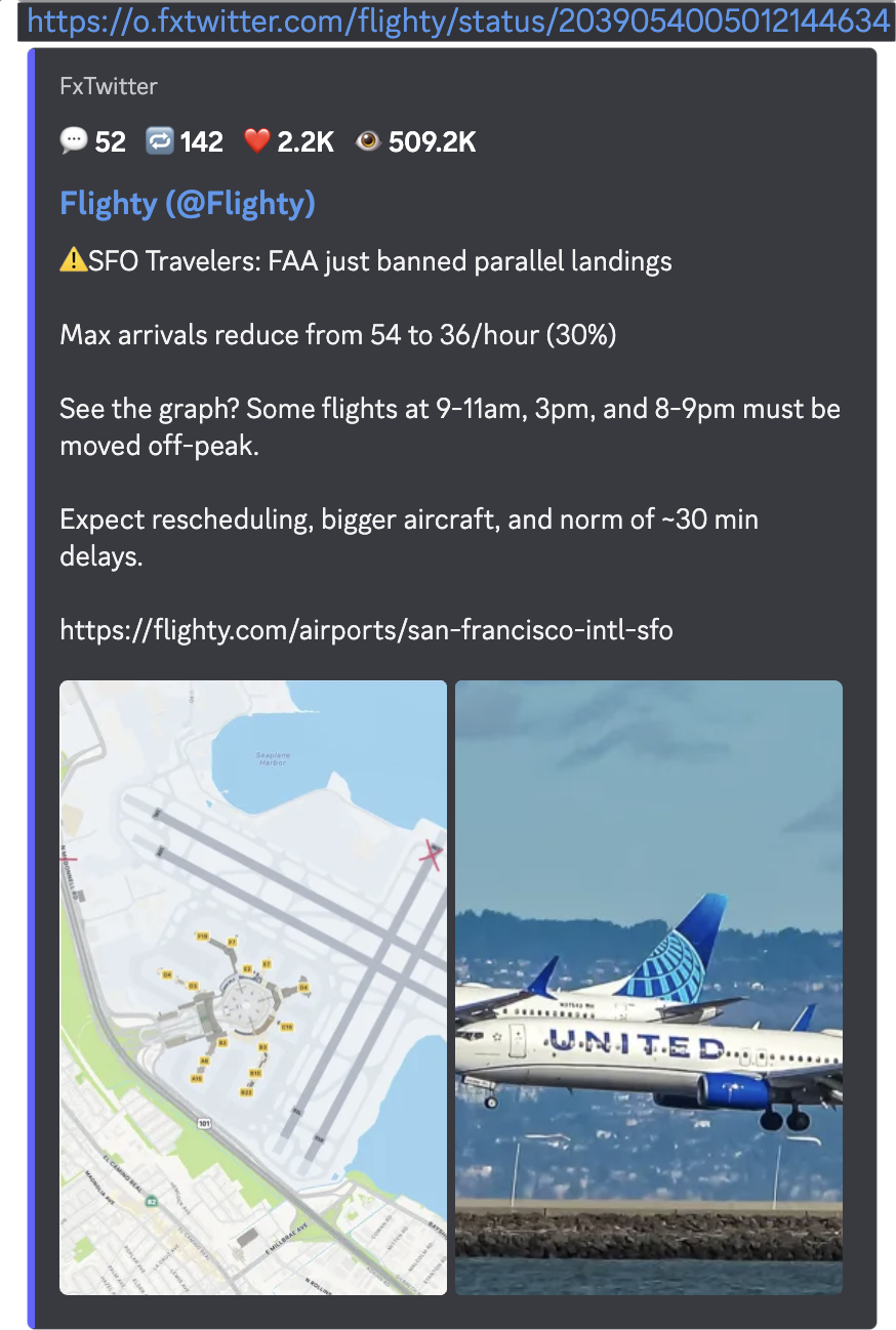Discord embed using the legacy embed style